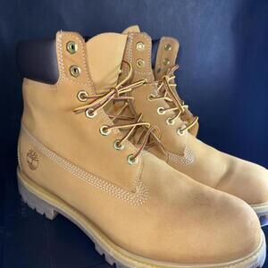 Timberland 6 Inch Premium Wheat Boots 10061 Mens 10.5M Primaloft Waterproof